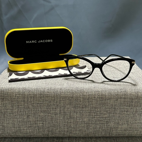 Marc Jacobs MARC 617 807 Black Cat-Eye Eyeglasses – Brand New - Picture 1 of 5
